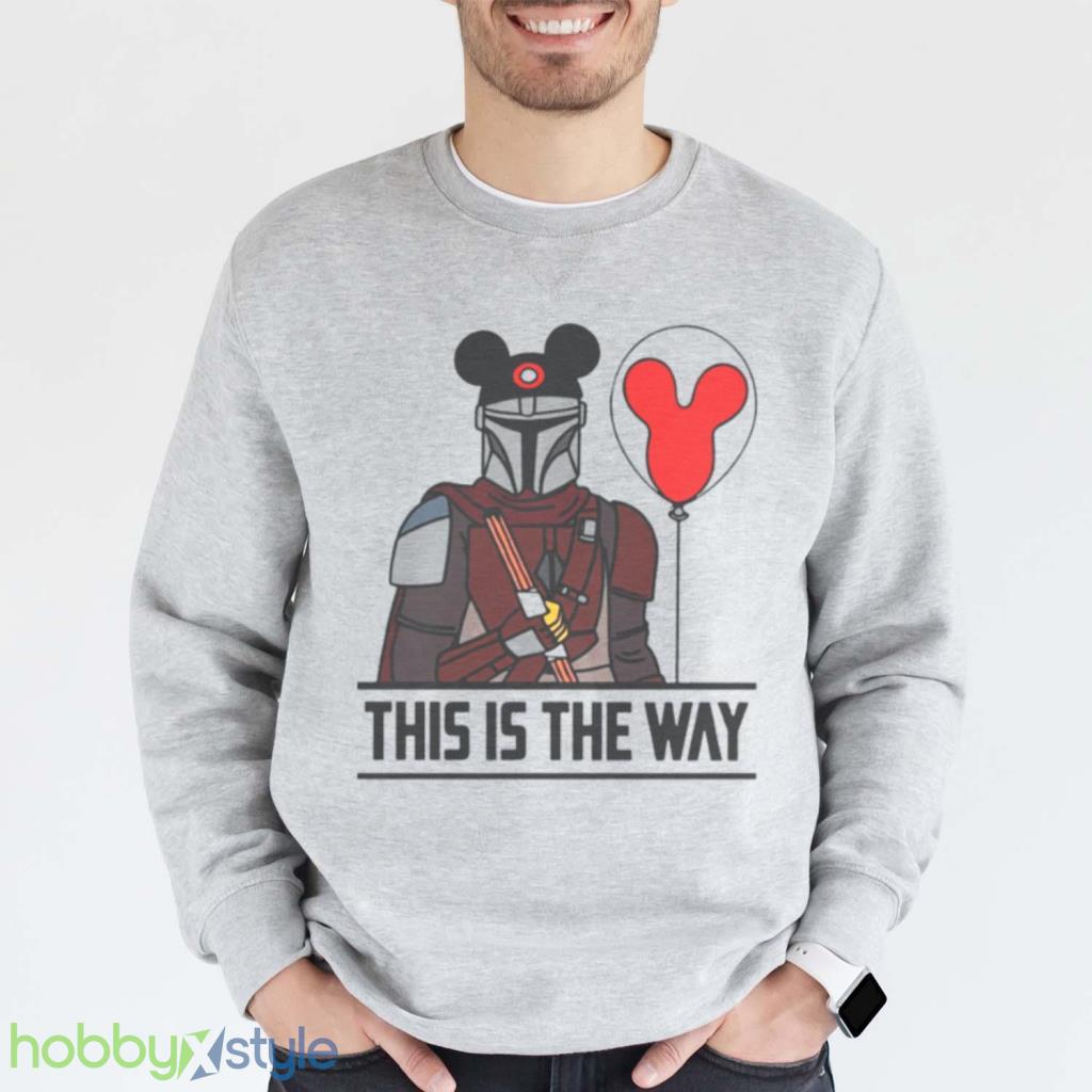 This Is The Way Star Wars Mickey Ears Mandalorian Darth Vader Halloween Shirt Product Photo 1