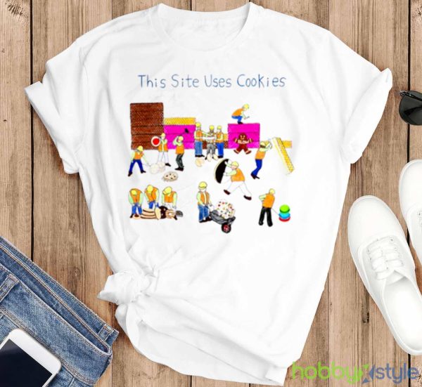 THIS SITE USES COOKIES MEN’S T SHIRT - T-SHIRT FLAT