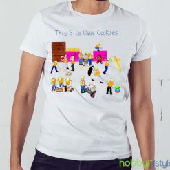 THIS SITE USES COOKIES MEN’S T SHIRT - White Men T-Shirt