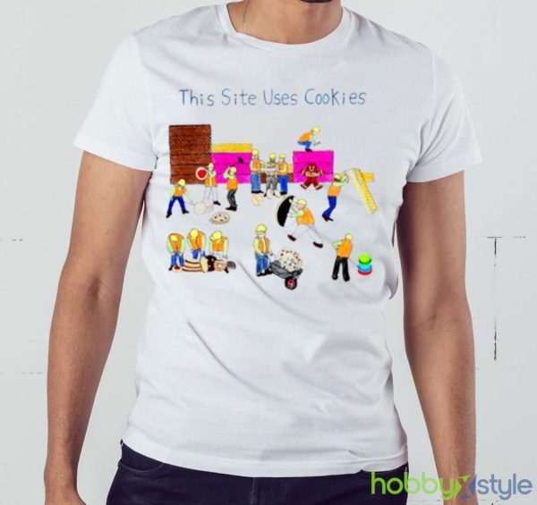 THIS SITE USES COOKIES MEN’S T SHIRT - White Men T-Shirt