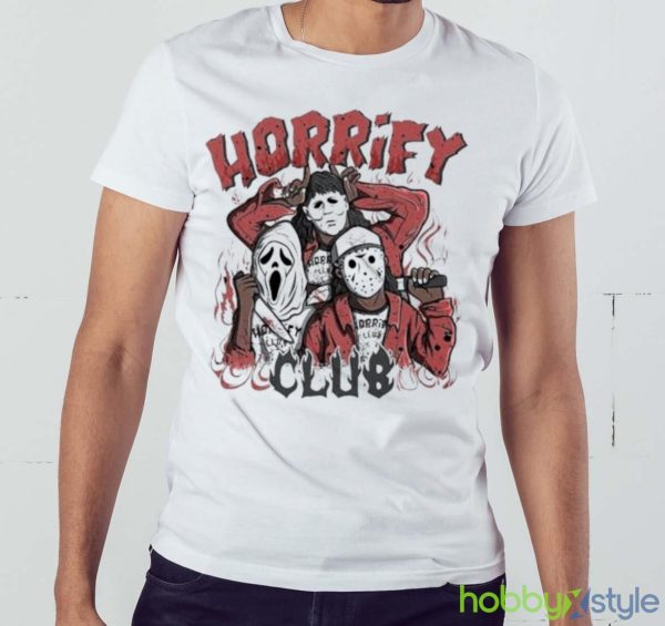 Toddler Horrify Club Halloween 2023 Shirt - White Men T-Shirt