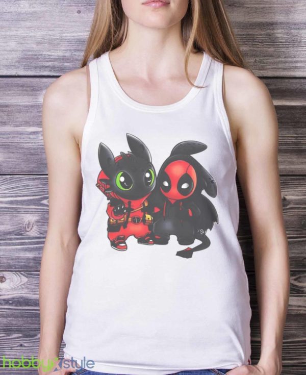 Toothless And Deadpool Friends Marvel Halloween Shirt Product Photo 5