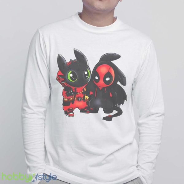 Toothless And Deadpool Friends Marvel Halloween Shirt Product Photo 6