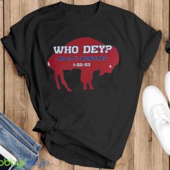 Top Who Dey 1 22 23 Bills V Bengals Buffalo Bills Football Mens Shirt Product Photo 1