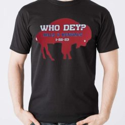 Top Who Dey 1 22 23 Bills V Bengals Buffalo Bills Football Mens Shirt Product Photo 5