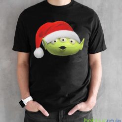 Toy Story Little Green Santa Shirt - Black Unisex T-Shirt