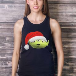 Toy Story Little Green Santa Shirt - Ladies Tank Top