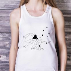 Travis Scott Astroworld Look Mom I Can Fly Shirt - White Ladies Tank Top