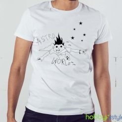 Travis Scott Astroworld Look Mom I Can Fly Shirt - White Men T-Shirt