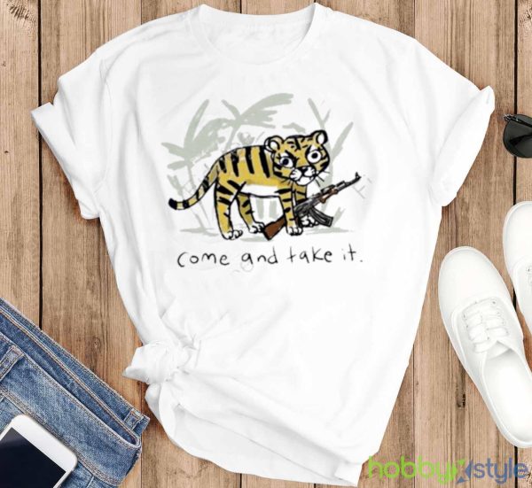 Trending Come And Take It Tiger Shirt - T-SHIRT FLAT