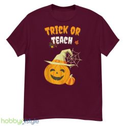 Trick Or Teach Funny Teacher Halloween Teacher Women Men T Shirt Product Photo 3