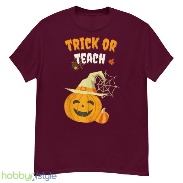 Trick Or Teach Funny Teacher Halloween Teacher Women Men T Shirt Product Photo 3