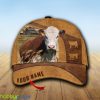Uni Custom Name Hereford Cattle Cap Hat Model For Men And Women Gift - Uni Custom Name Hereford Cattle Cap_1