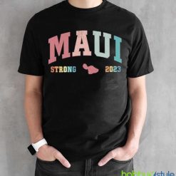 Vintage Maui Strong 2023 Shirt - Black Unisex T-Shirt
