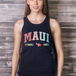 Vintage Maui Strong 2023 Shirt - Ladies Tank Top