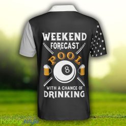Weekend Forecast Pool Player Billiards, American Flag Pattern Billiard, Gift For Billiard Lovers Polo Shirt - Weekend Forecast Pool Player Billiards Polo Shirt, American Flag Pattern Billiard Polo Shirt, Gift For Billiard Lovers_2