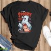 Womens Feeling Spooky And Sexy Funny Halloween T Shirt 1 Product Photo 1