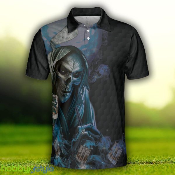 Yes I Do Have A Retirement Plan Golf And Bourbon, Scary Drinking Golf Shirt, Funny Golf Sayings Polo Shirt - Yes I Do Have A Retirement Plan Golf And Bourbon Polo Shirt, Scary Drinking Golf Shirt, Funny Golf Sayings_3
