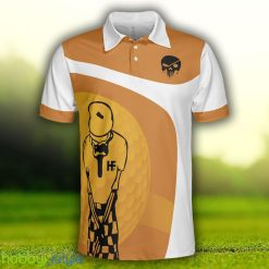 Your Hole Is My Goal Skull, Light Brown Skeleton Golfer, Best Golf Shirt Polo Shirt - Your Hole Is My Goal Skull Polo Shirt, Light Brown Skeleton Golfer Polo Shirt, Best Golf Shirt For Men_3