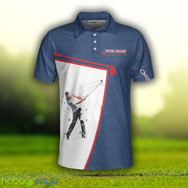 Your Hole Is My Goal, White And Blue Golf Sayings Shirt, Golf Gift Idea Custom Name Polo Shirt - Your Hole Is My Goal Custom Polo Shirt, White And Blue Golf Sayings Shirt, Personalized Golf Gift Idea_3