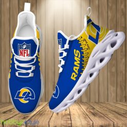 Los Angeles Rams Personalized NFL Unique border Max Soul Shoes Product Photo 2